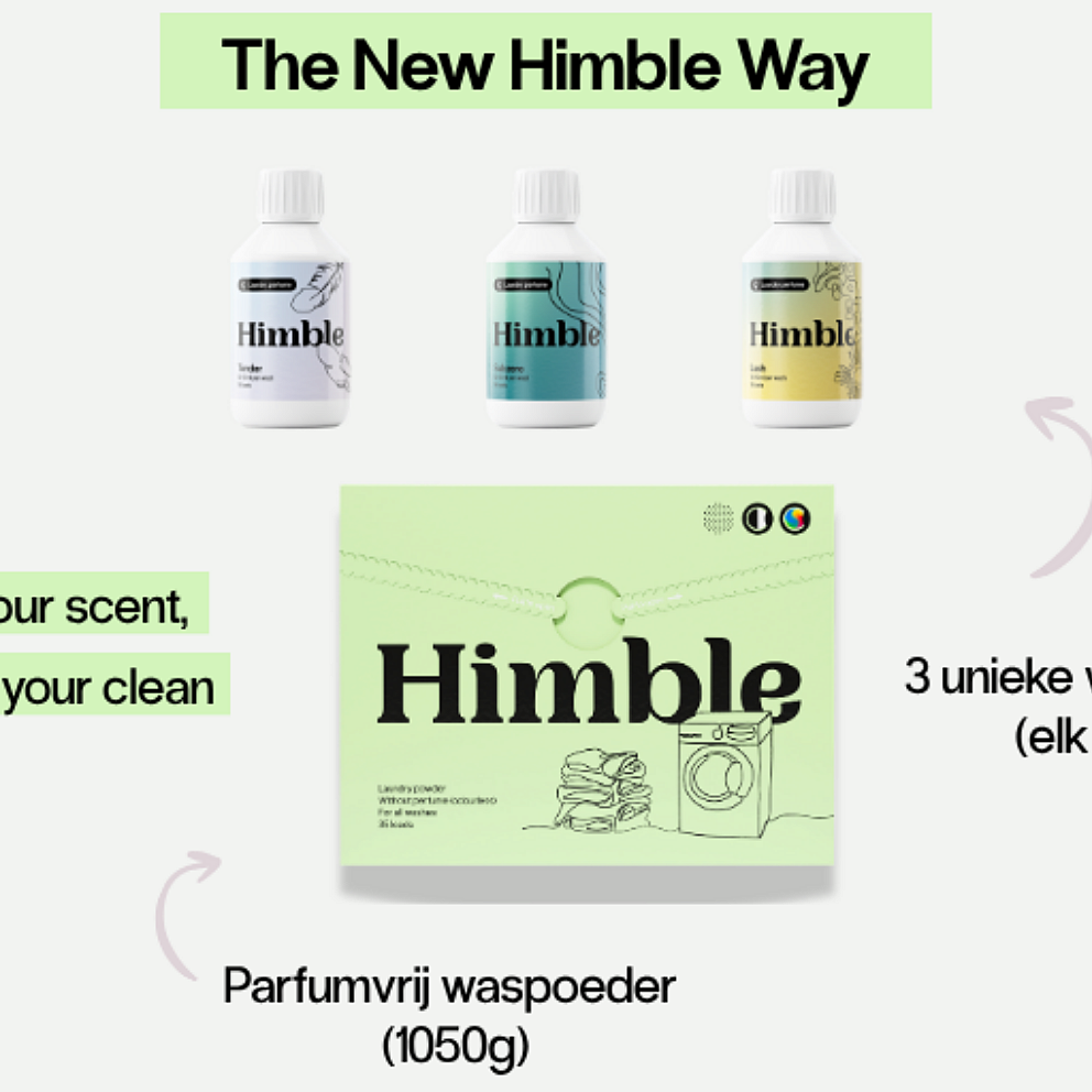Himble wasparfums probeerpakket
